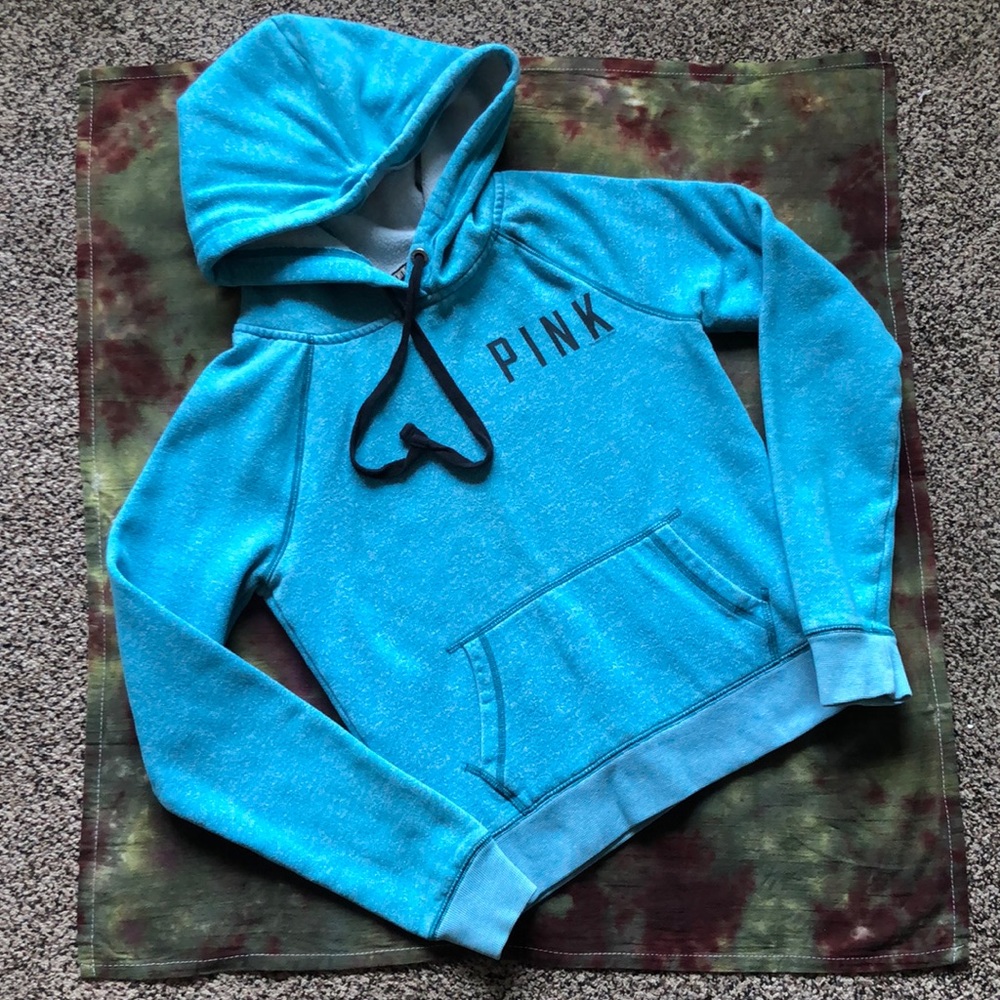 Turquoise Blue PINK VS Hoodie